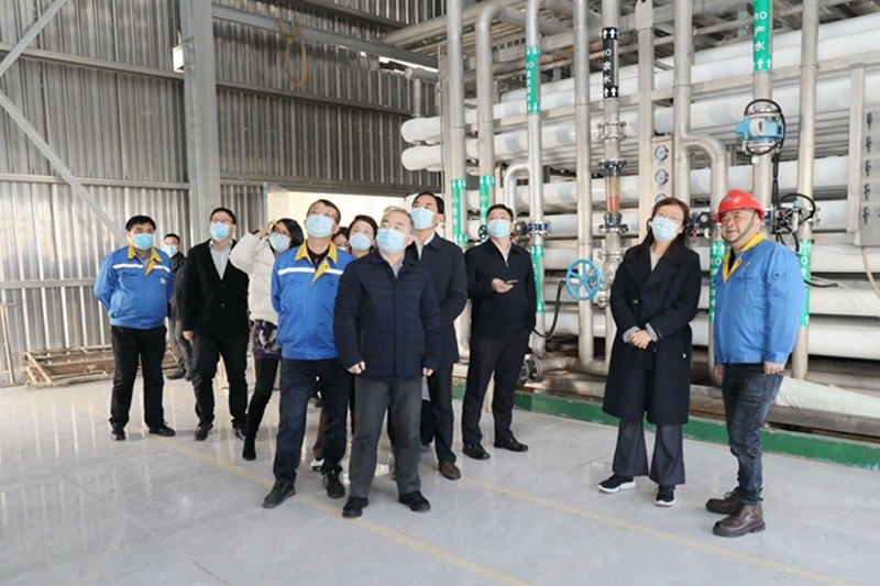 2022年12月15日，时任浙江省发展改革委党组成员、副主任吴红梅莅临恒峰g22纸业调研企业用能、节能工作