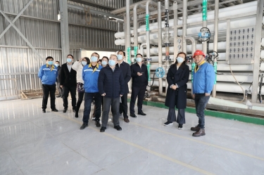 浙江省碳达峰碳中和工作督查组莅临恒峰g22纸业调研